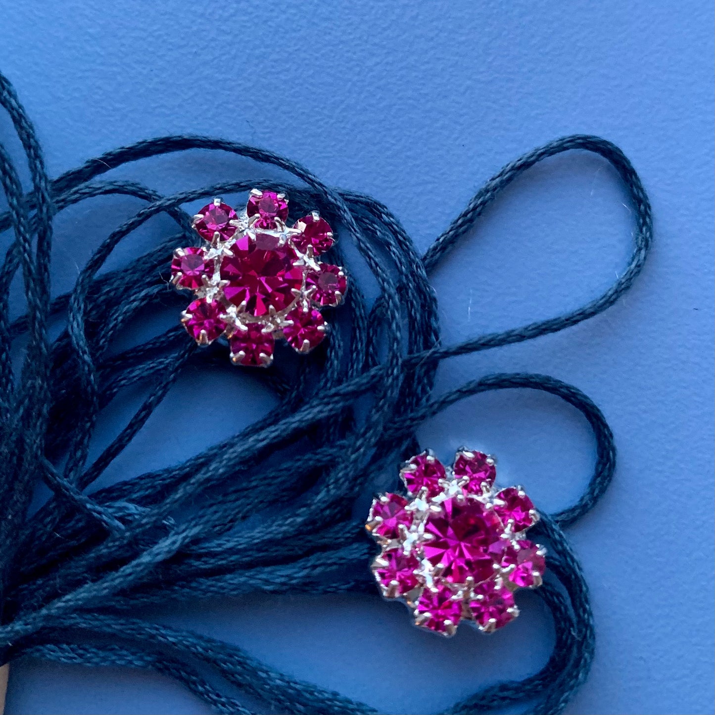 Pink similiknap 14mm