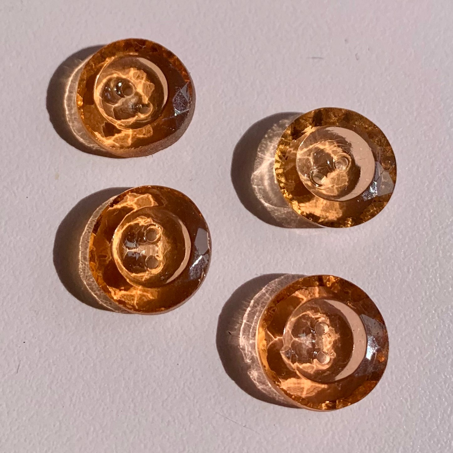 14mm - KRYSTAL knap - flere farver