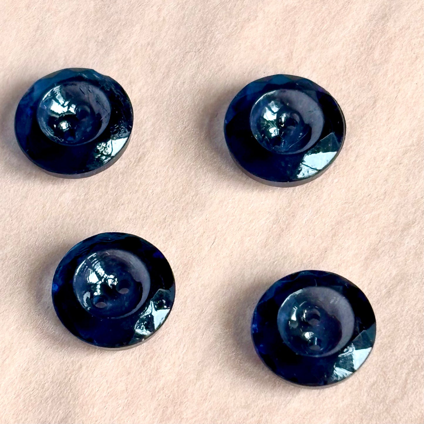 14mm - KRYSTAL knap - flere farver