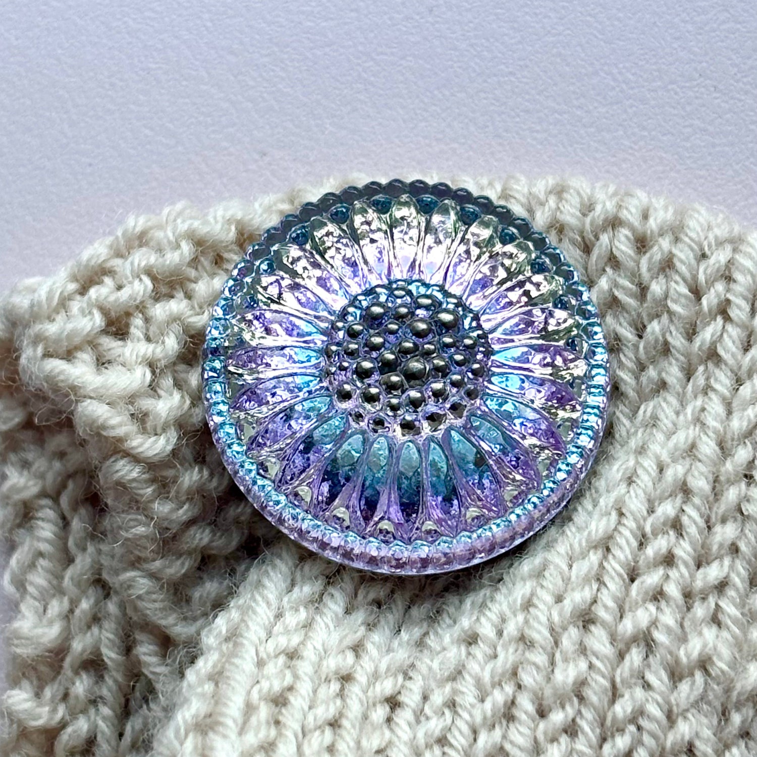 32mm Skovmærke glasknap 