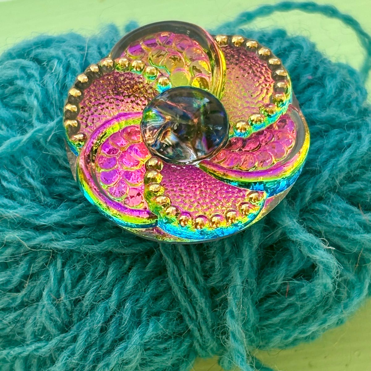 26mm - HAWAII knap - regnbue