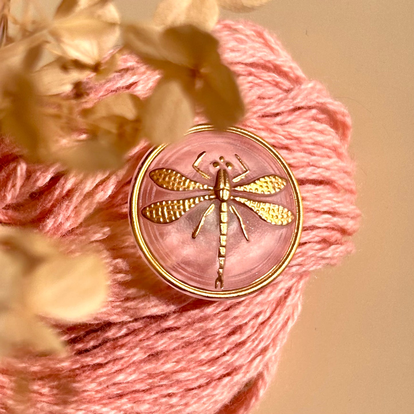 22mm - GULDSMED knap - Guld