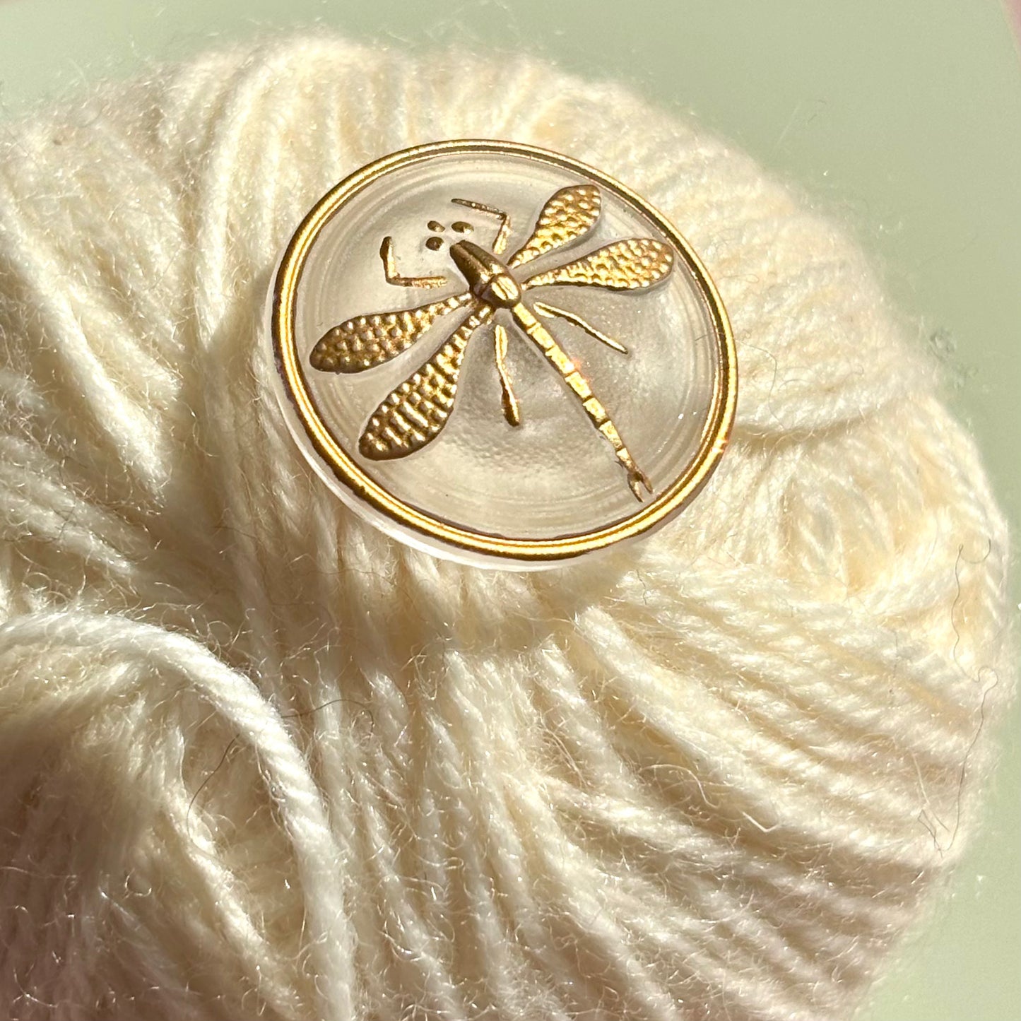 22mm - GULDSMED knap - Guld