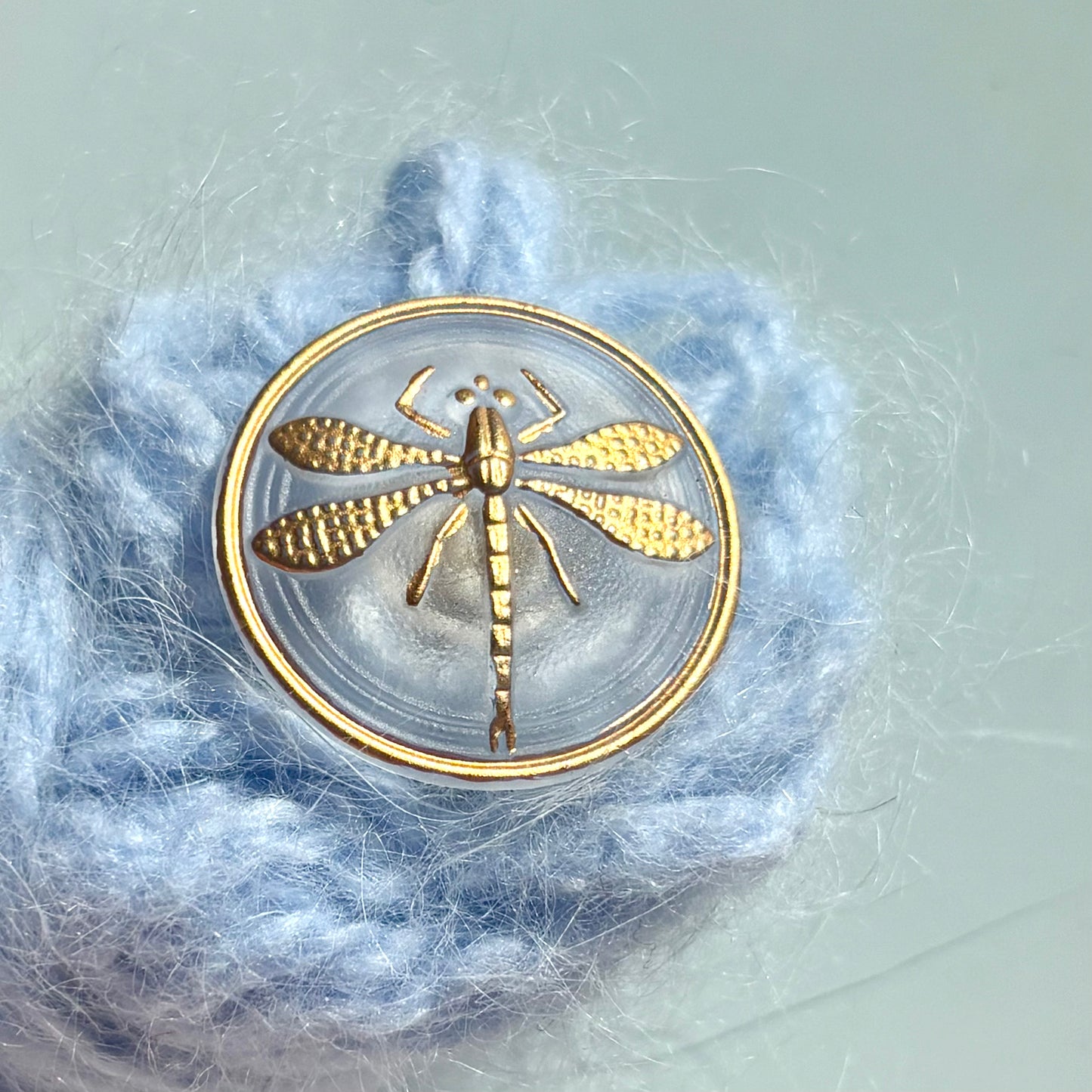 22mm - GULDSMED knap - Guld