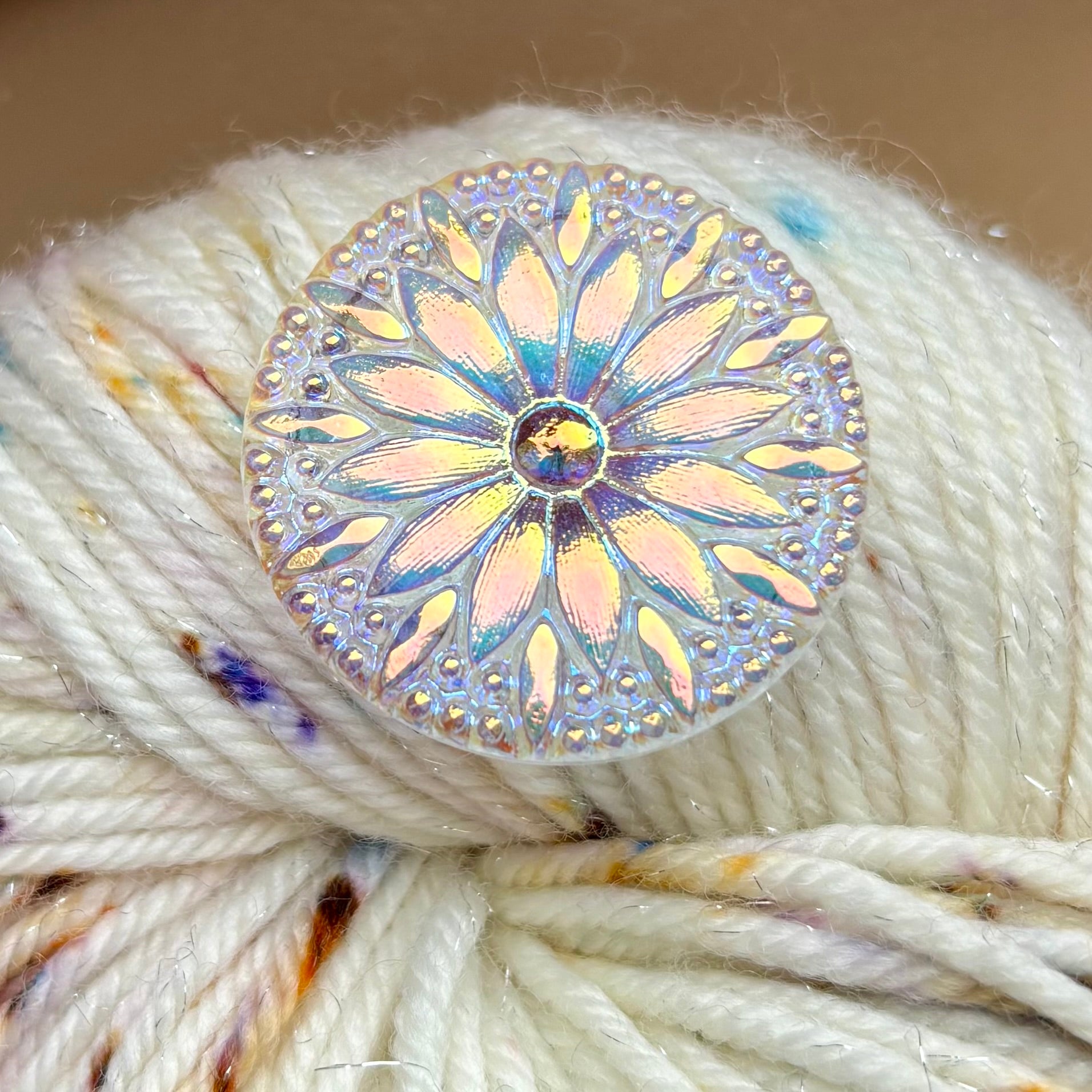 jasmin glasknap klart glas 32mm 