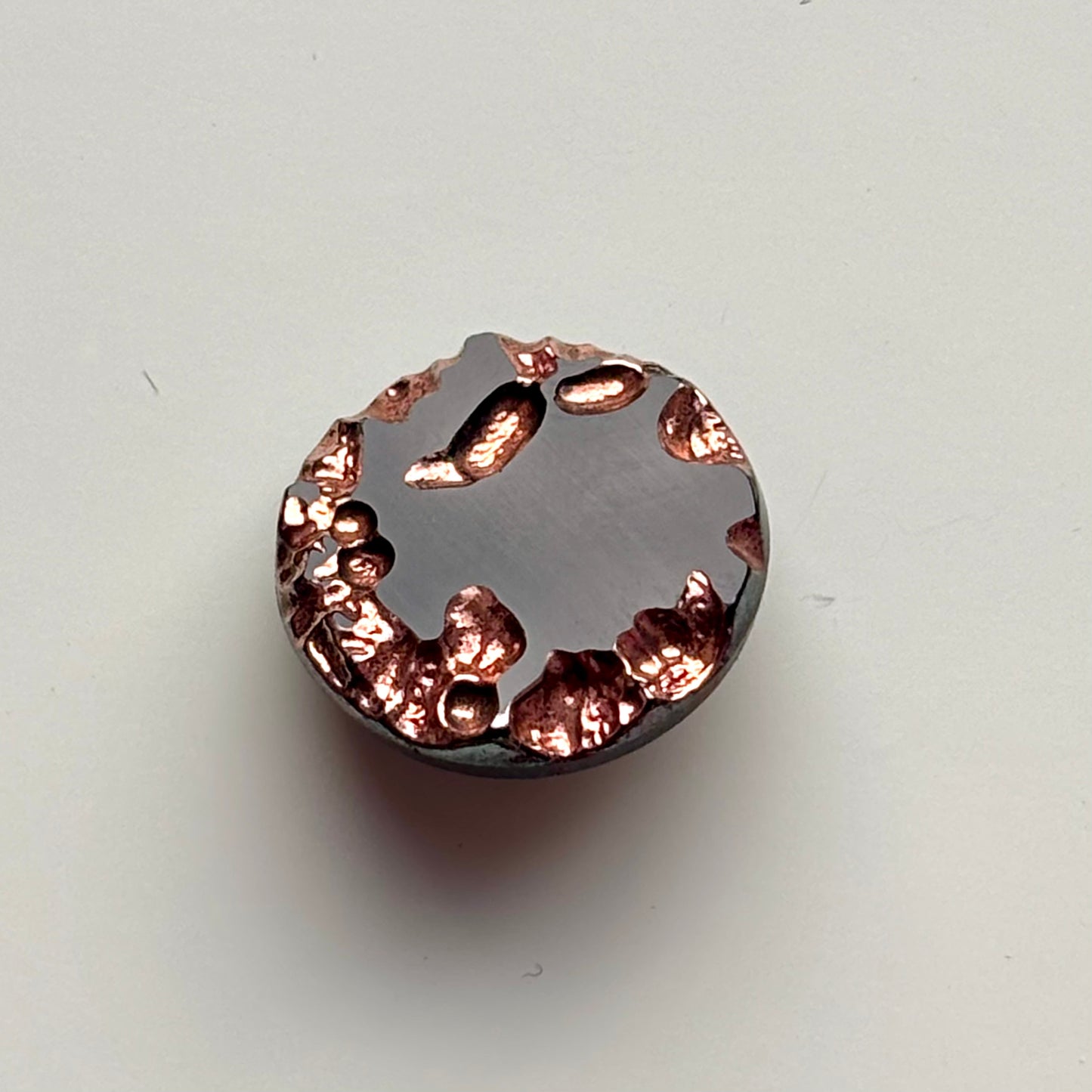 glasknap sort bronce 18mm 