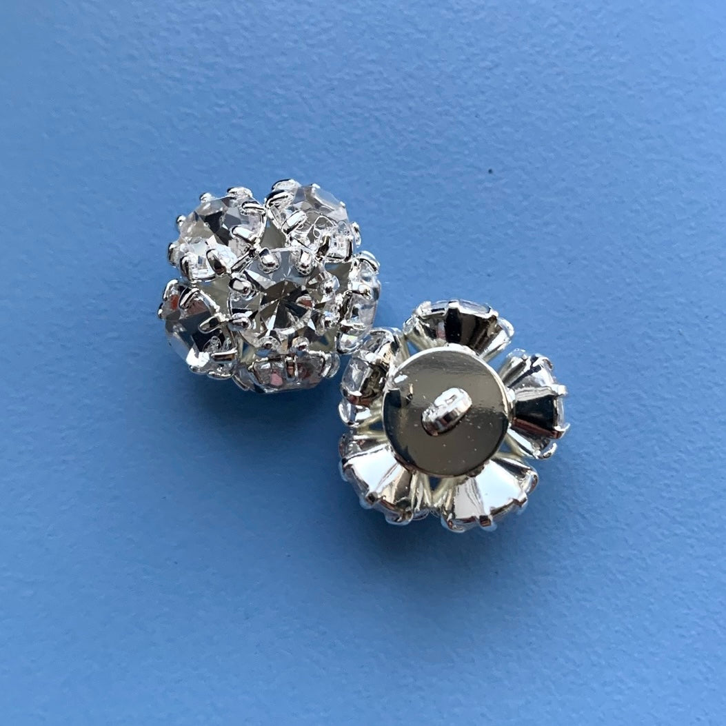 similiknap i klar krystal 18mm 
